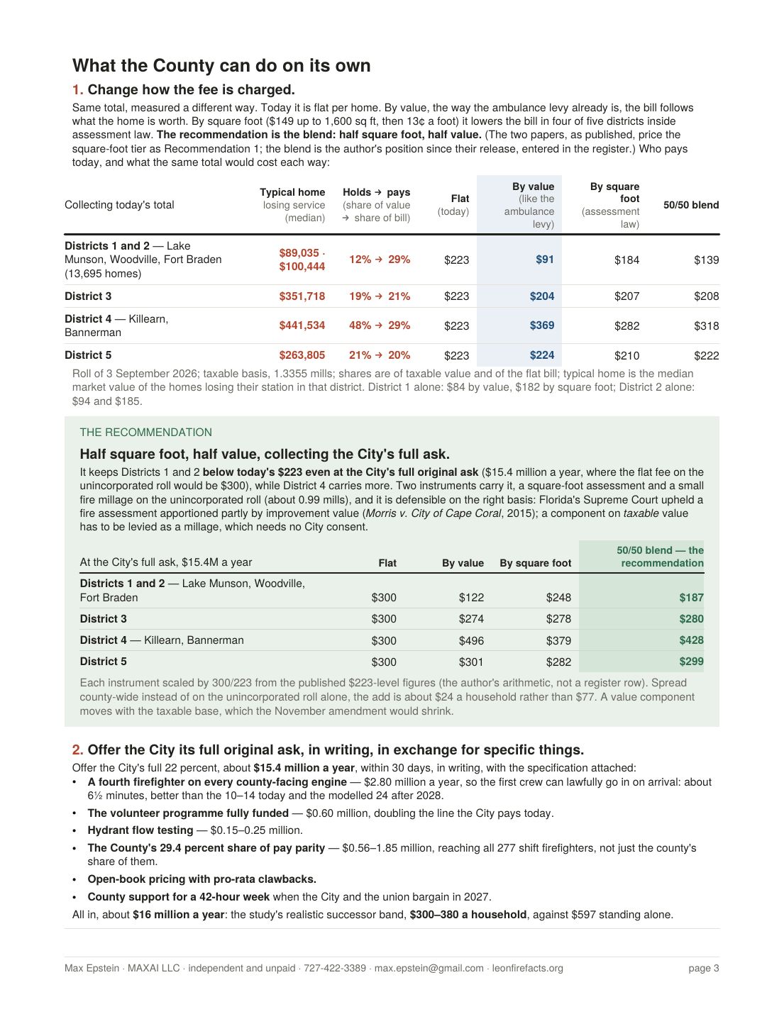 Media brief, page 3 of 4